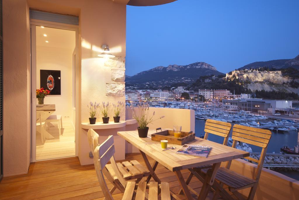 Les Barques, Vue Splendide Sur Le Port De Cassis Appartement Kamer foto